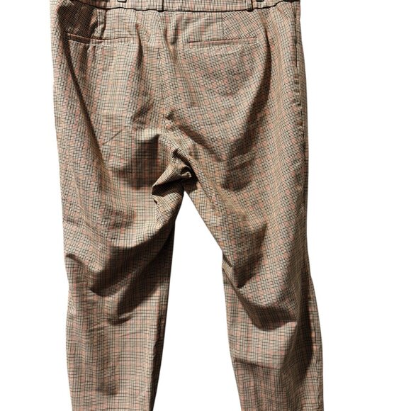 Banana Republic Sloan Tartan Plaid Wide Leg Pants | Size 18 - Picture 4 of 4